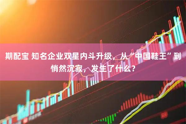 期配宝 知名企业双星内斗升级，从“中国鞋王”到悄然沉寂，发生了什么？